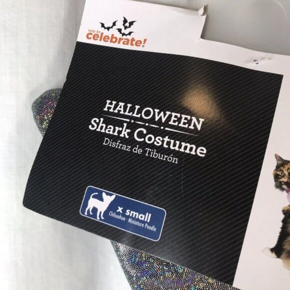 Dog Great White Shark Halloween Costume Cat Halloween Size XS Small Pet New - Picture 5 of 13